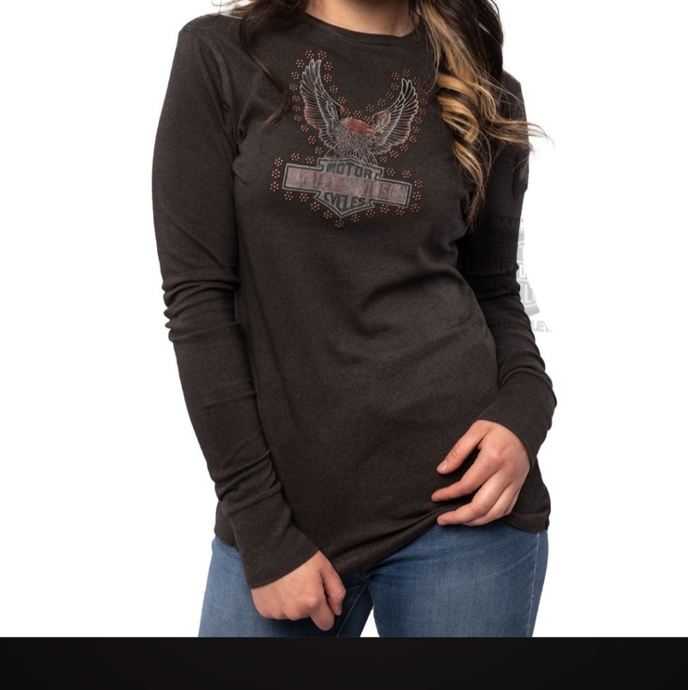 Harley-Davidson Womens Studded T-Shirt (M)